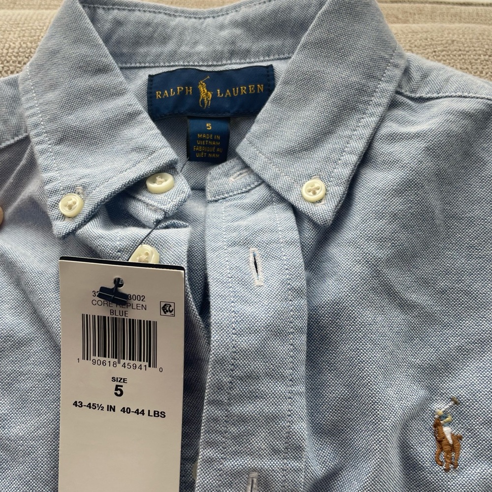 Ralph Lauren Boys Cotton Oxford shirt